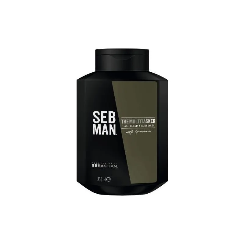 Gel Nettoyant Corps, Cheveux et Barbe The Multi-Tasker Seb Man Seba...