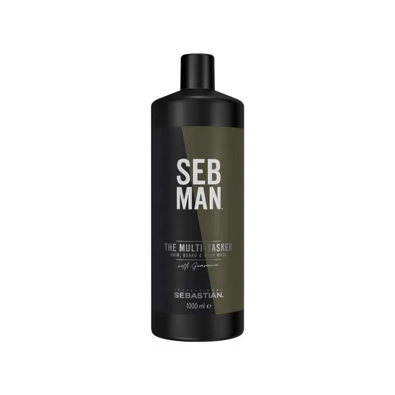 Gel Nettoyant Corps, Cheveux et Barbe The Multi-Tasker Seb Man Seba...