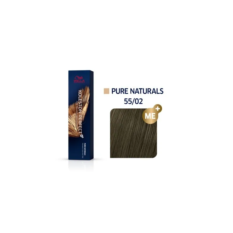 KOLESTON PERFECT ME+ Pure Naturals marron clair 55/02 WELLA 60ml, M...