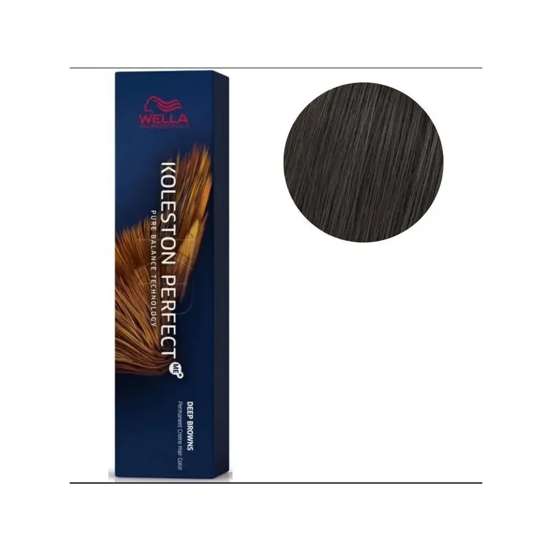 KOLESTON PERFECT ME+ Deep Browns châtain marron cendré 4/71 WELLA 6...