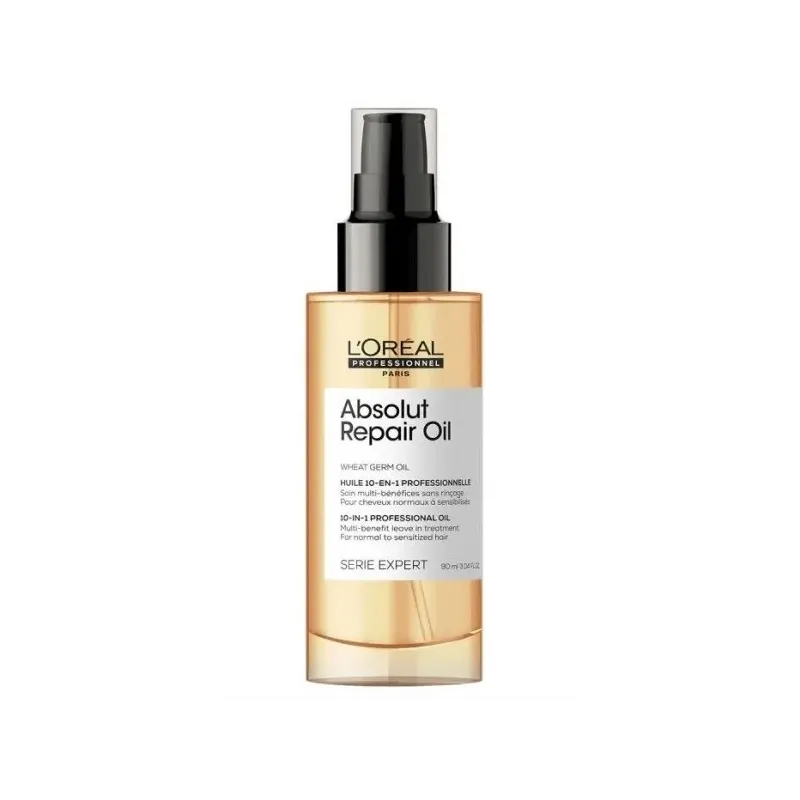 Huile 10-En-1 Absolut Repair Oil Série Expert L'Oréal Professionnel...