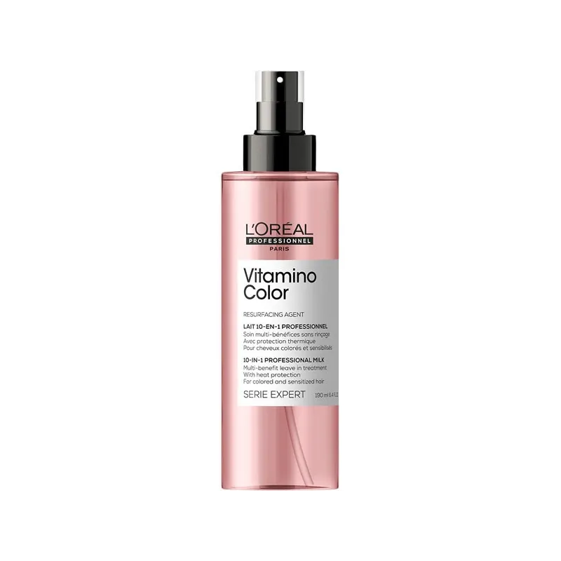 Lait 10 en 1 sans rinçage Vitamino Color Serie Expert L'Oréal Profe...